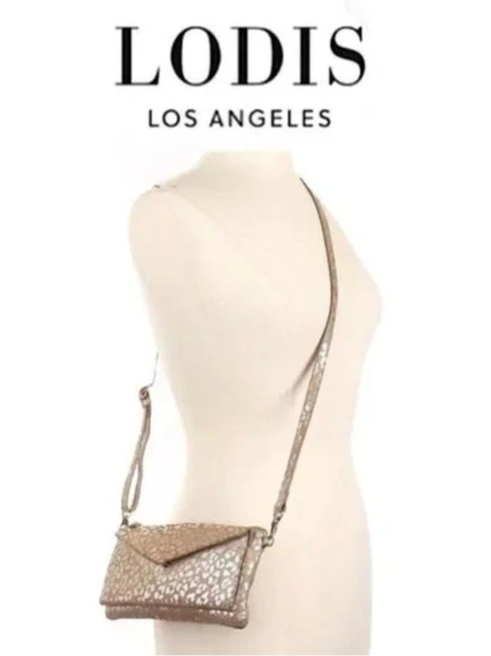 Lodis Leopard Print Convertible Wristlet Crossbody Purse